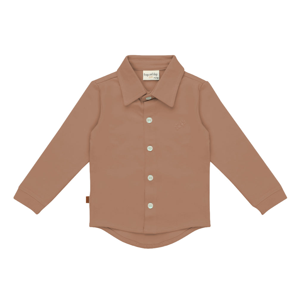 Frogs & Dogs Blouse Beaver