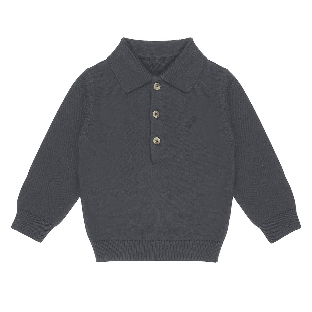 Frogs & Dogs Polo Dark Grey