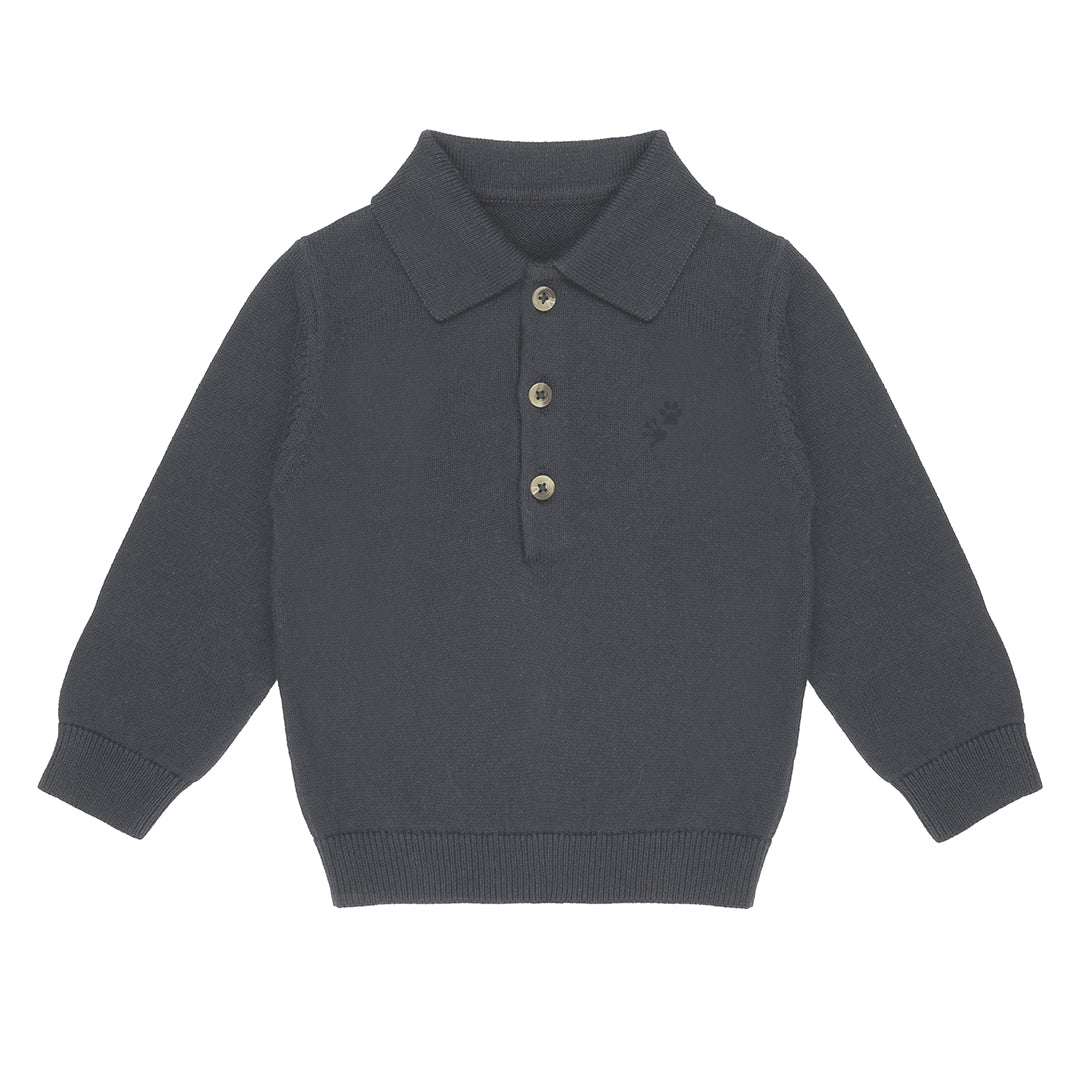 Frogs & Dogs Polo Dark Grey
