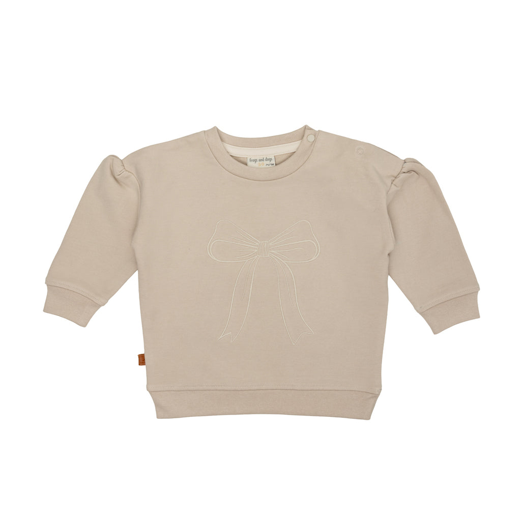Frogs & Dogs Sweater Bow