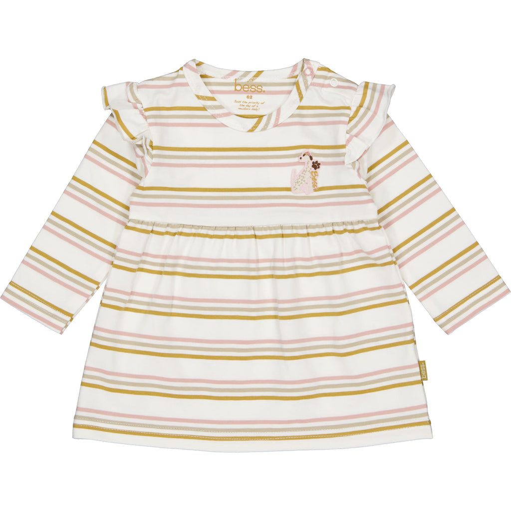 Bess Dress Pink Stripes