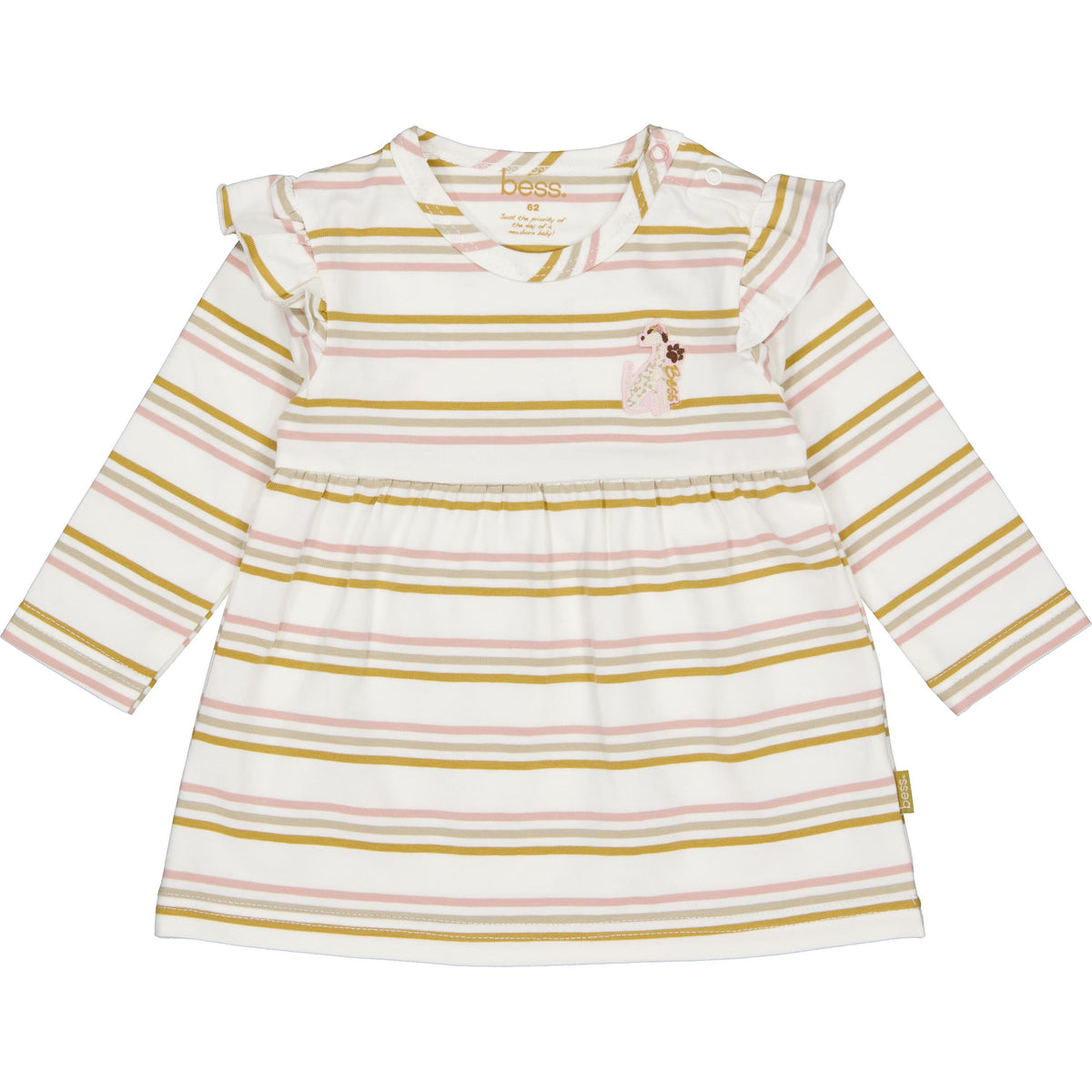 Bess Dress Pink Stripes