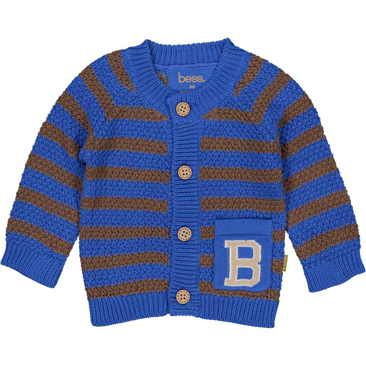 Bess Cardigan Blue Stripe