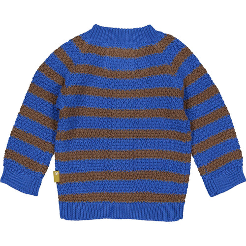 Bess Cardigan Blue Stripe