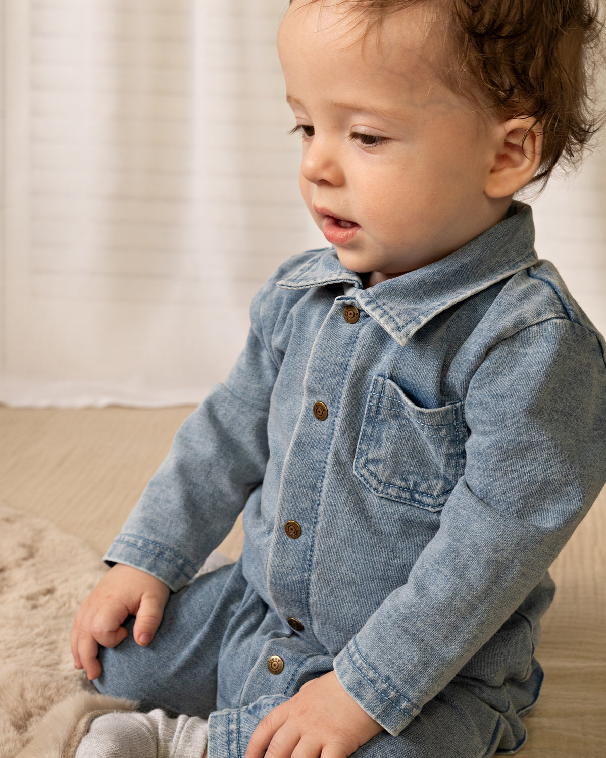 Bess Playsuit Denim