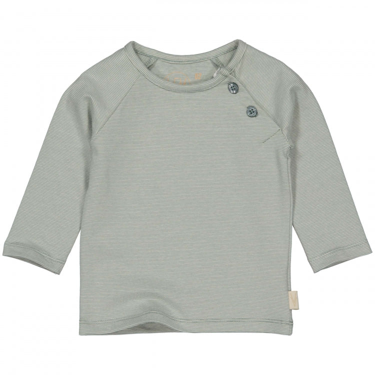 Levv Shirt Nero Green Stripe