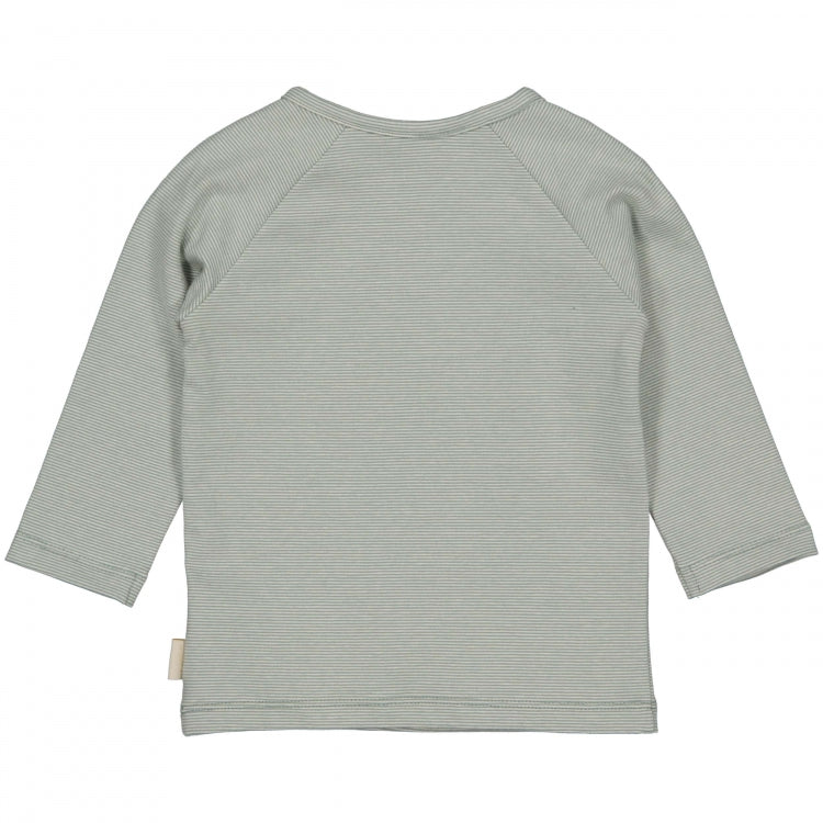 Levv Shirt Nero Green Stripe